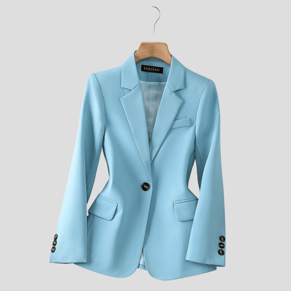 Blazer de un solo botón para mujeres