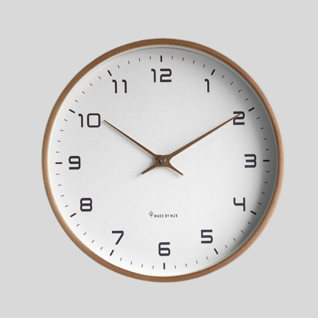 Reloj de Madera Exquisito Escandinavo