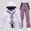 Conjunto de Equipamiento de Esquí Diseño Funcional de Invierno
