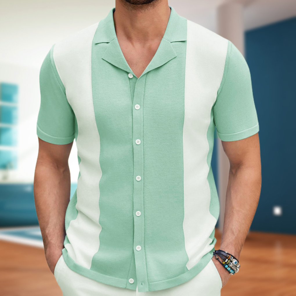 Camisa Casual de Algodón para Hombres Elegante