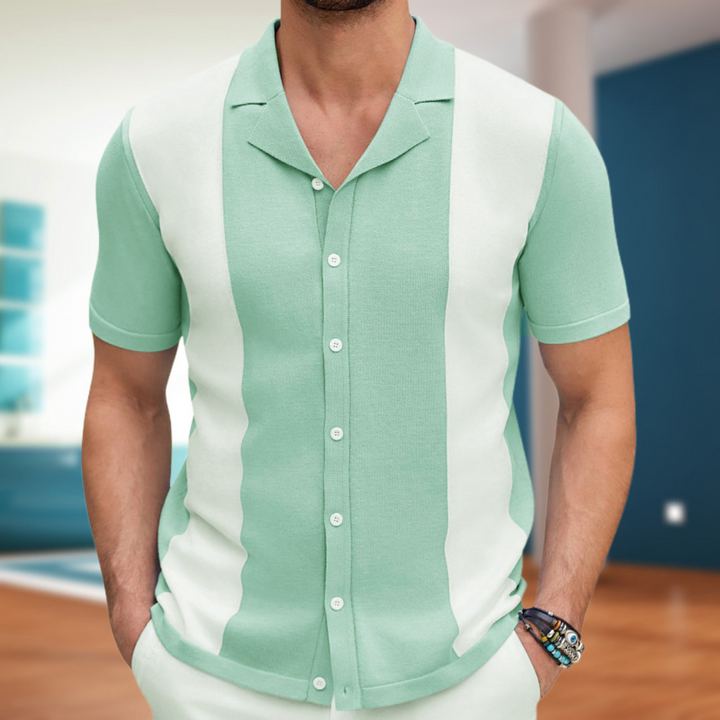 Camisa Casual de Algodón para Hombres Elegante