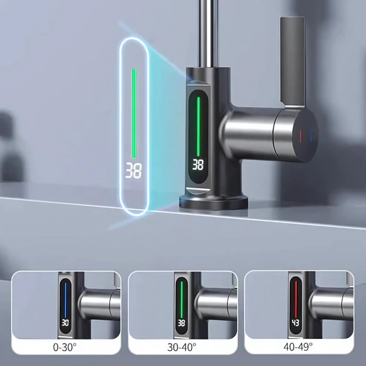Grifo LED Flexible para Cocina y Baño