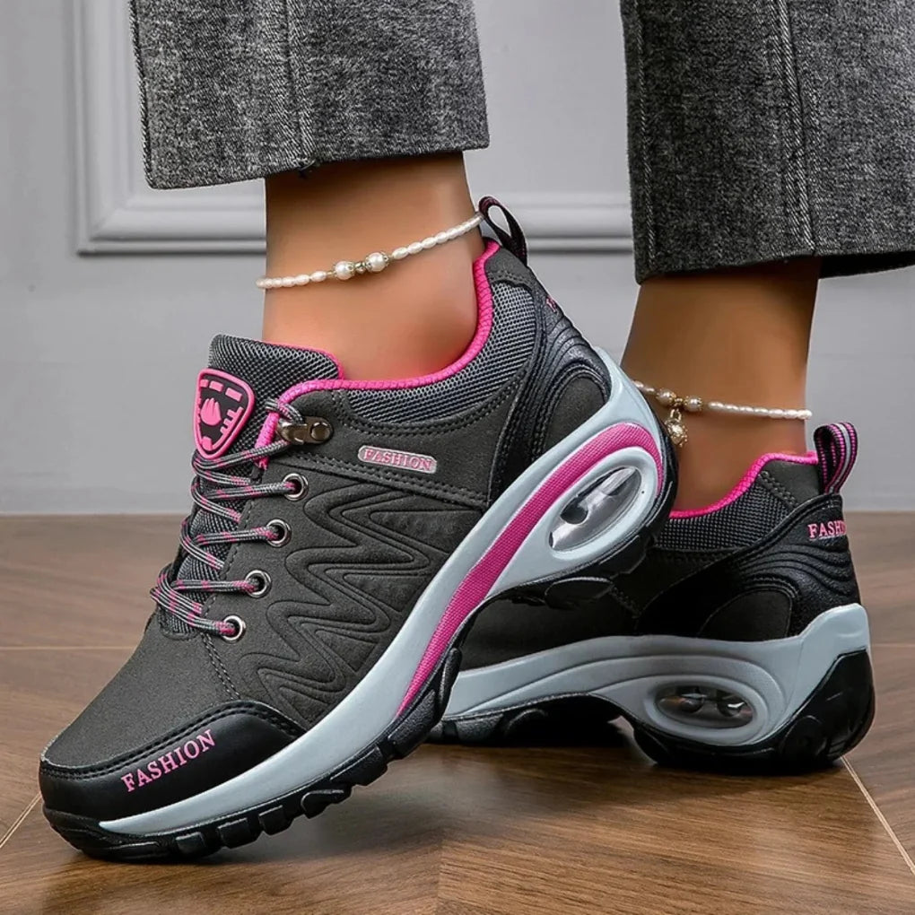 Zapatos de senderismo coloridos e impermeables para mujeres