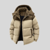 Chaqueta de Invierno Aislada para Hombres con Capucha