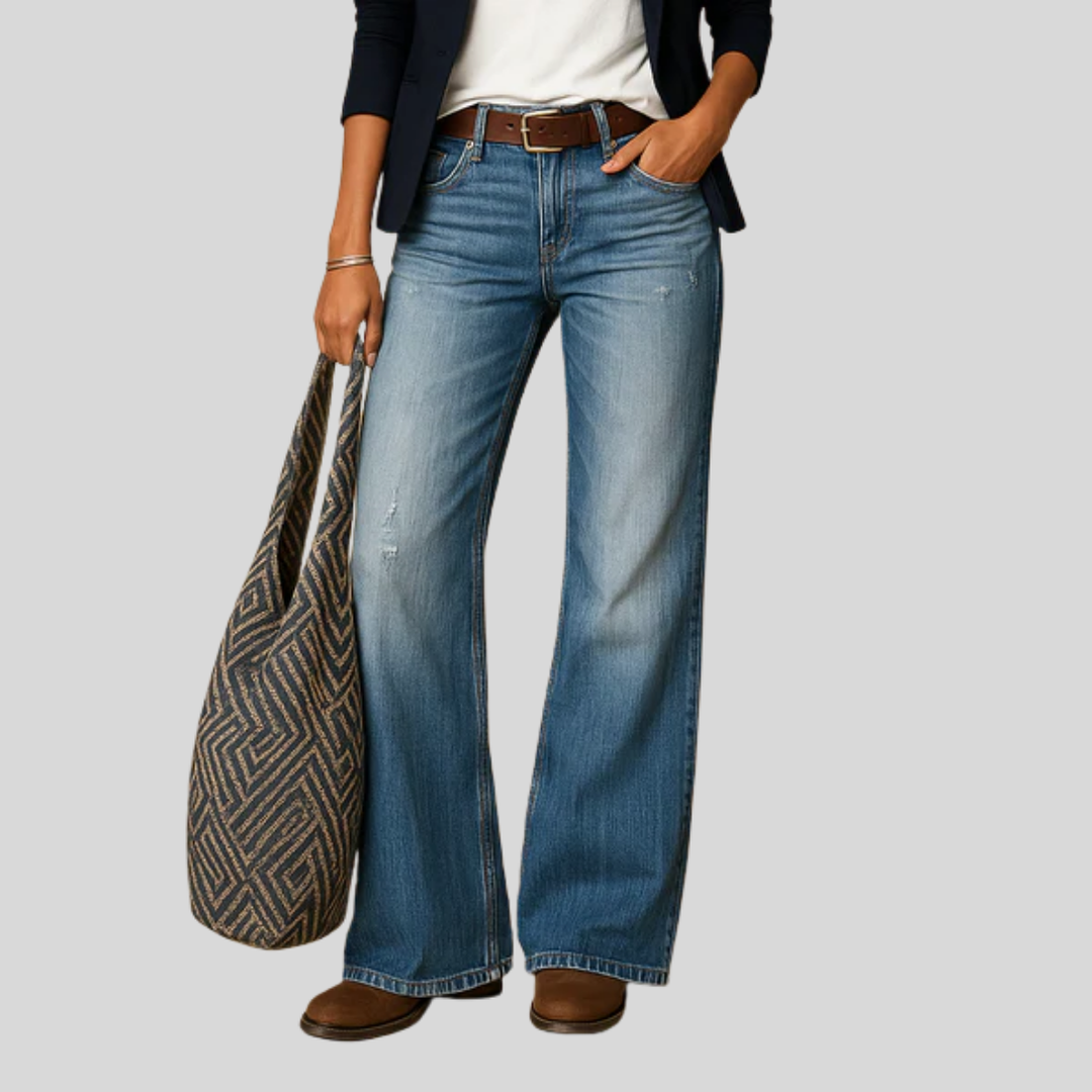 Pantalones Rectos de Corte Elegante para Mujeres