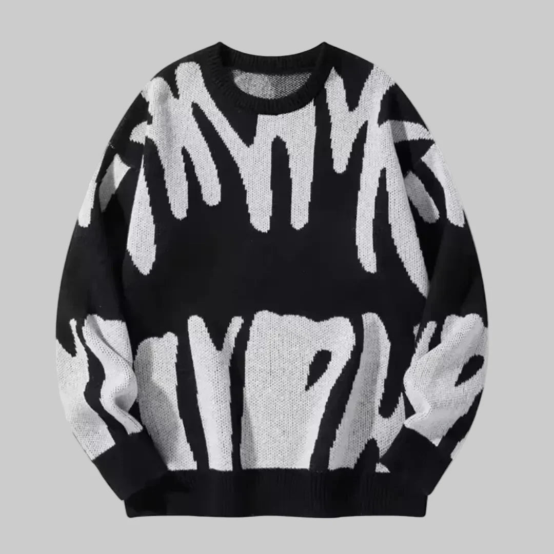 Textura Suave - Pullover de Punto Casual para Hombres