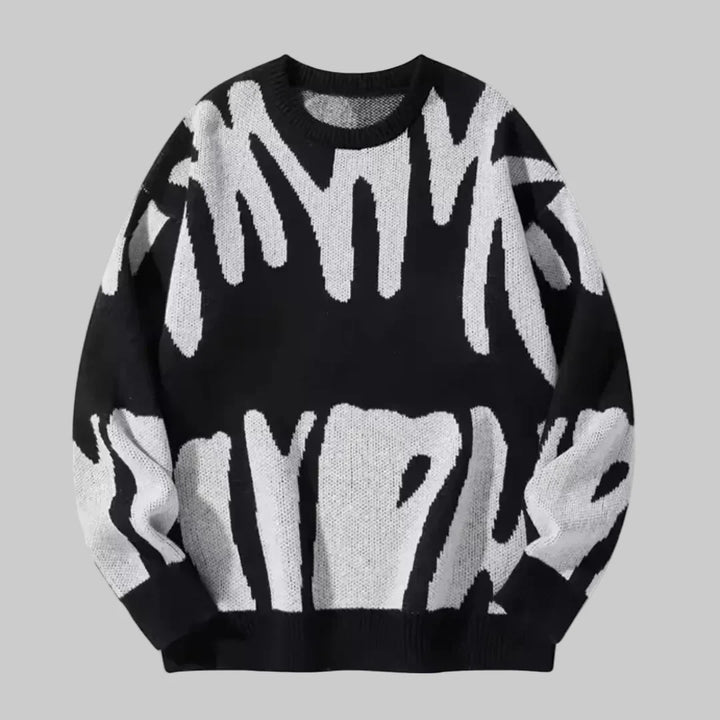Textura Suave - Pullover de Punto Casual para Hombres