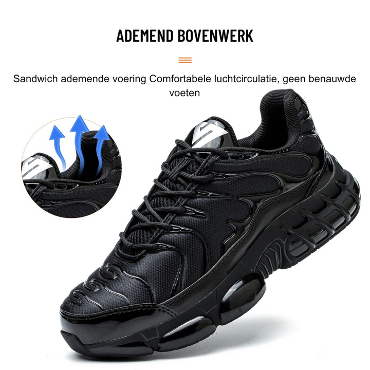 Jaxon – Zapatos de seguridad con puntera de acero para hombre