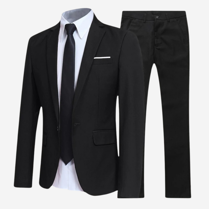 Traje de dos piezas de lujo para hombre