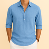 Camisa Casual de Manga Larga Suelta para Hombres