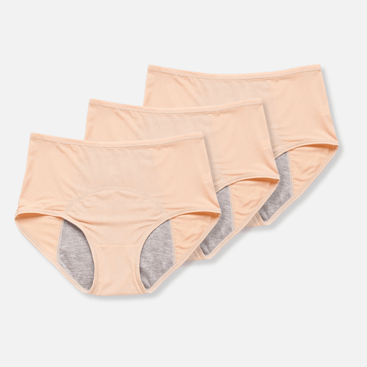 Ropa interior menstrual a prueba de fugas (paquete de 3)