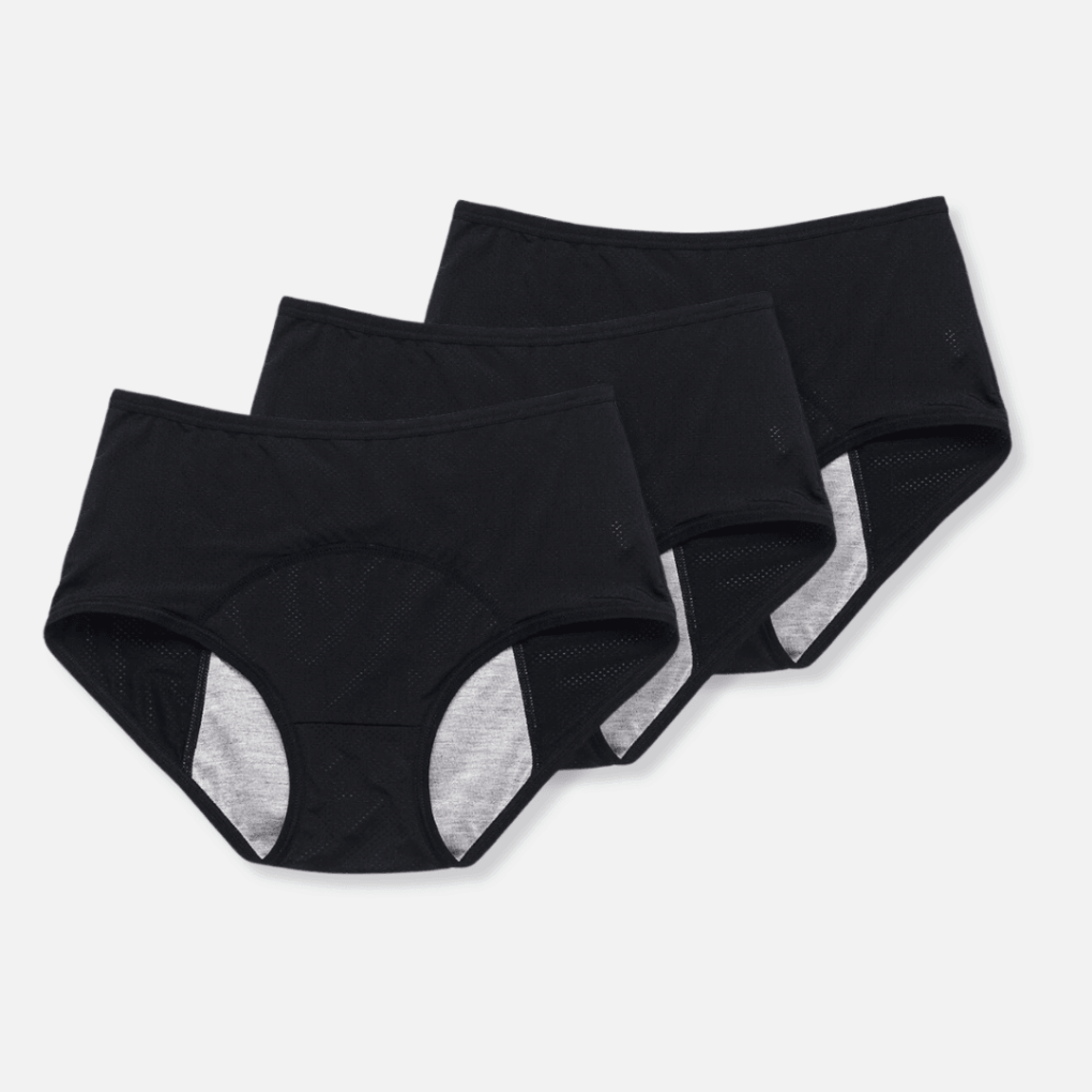 Ropa Interior Menstrual a Prueba de Fugas (3 Paquete) para Mujeres