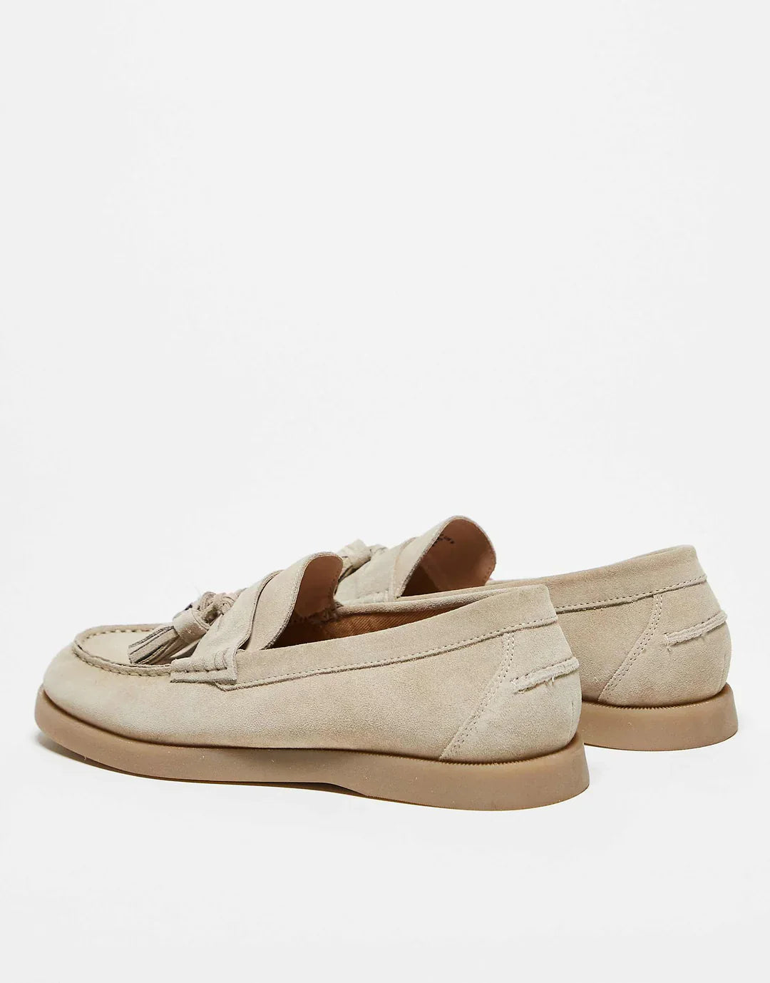 Mocasines de ante de lujo con detalle de borla