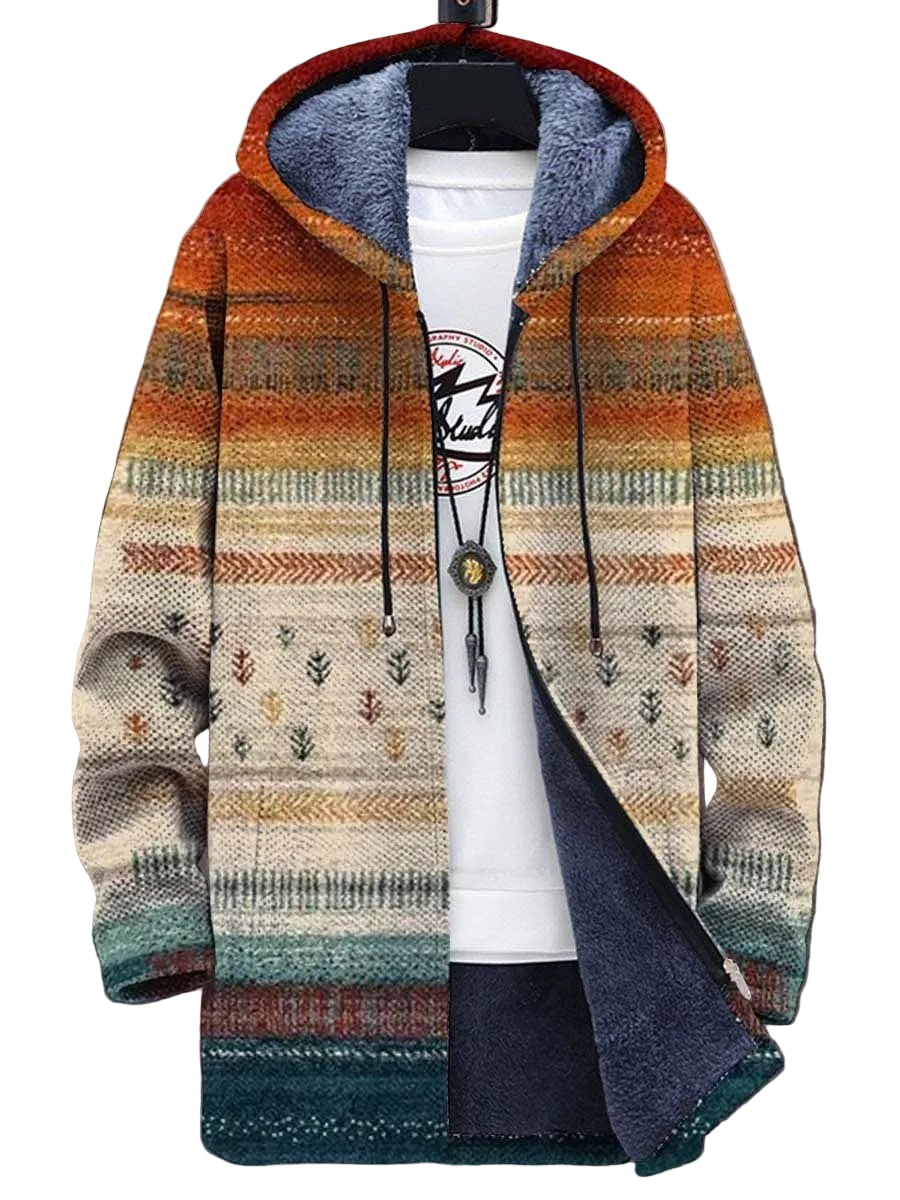 Chaleco Color Bloque Retro para Hombres