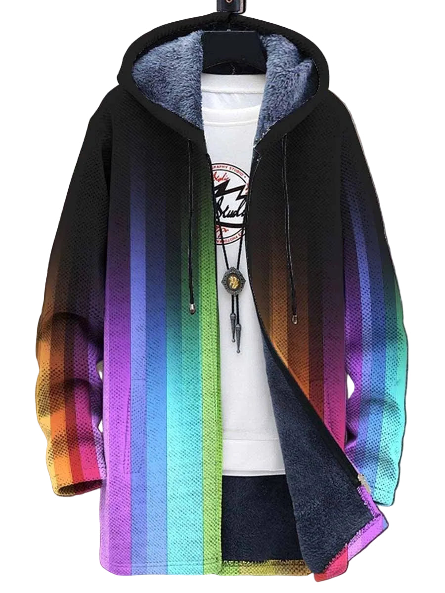 Chaleco Color Bloque Retro para Hombres