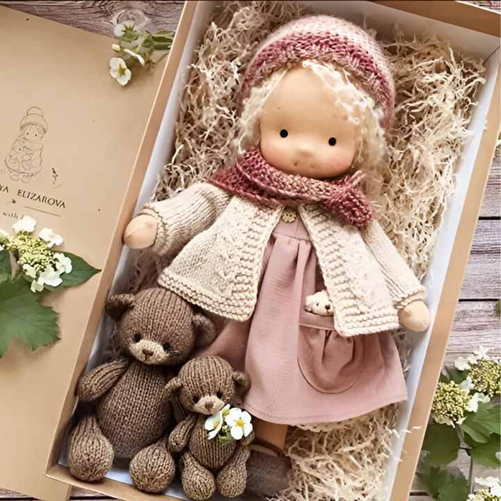 Muñeca Abrazable Waldorf Hecha a Mano