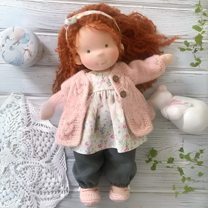 Muñeca Abrazable Waldorf Hecha a Mano