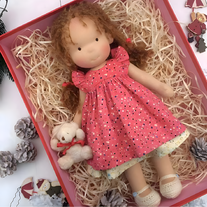 Muñeca Abrazable Waldorf Hecha a Mano