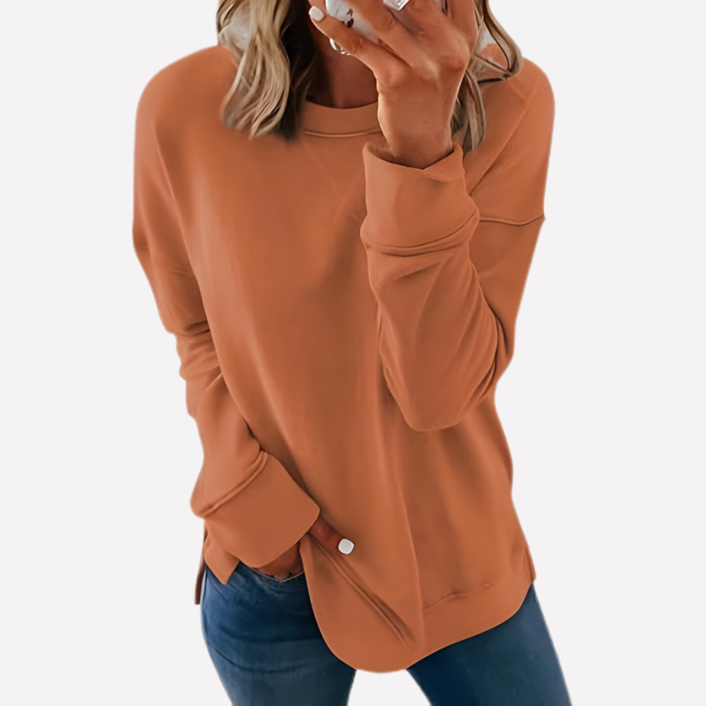 Sudadera de Cuello Redondo para Mujeres