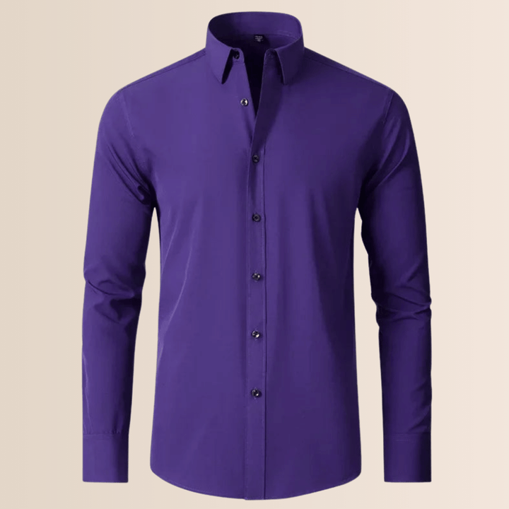 Camisa de vestir elástica para hombre