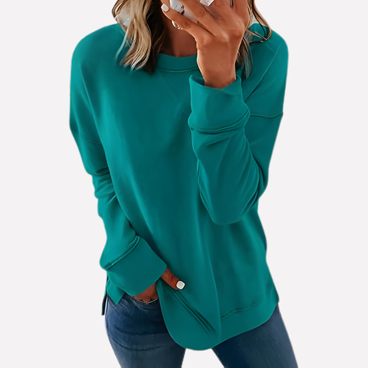 Sudadera de Cuello Redondo para Mujeres