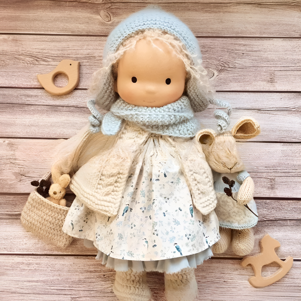 Muñeca Abrazable Waldorf Hecha a Mano