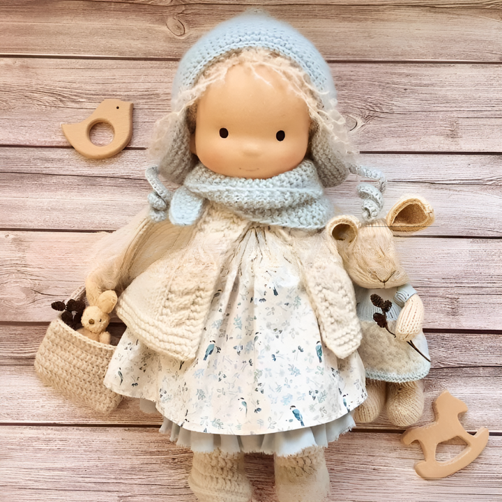 Muñeca Abrazable Waldorf Hecha a Mano