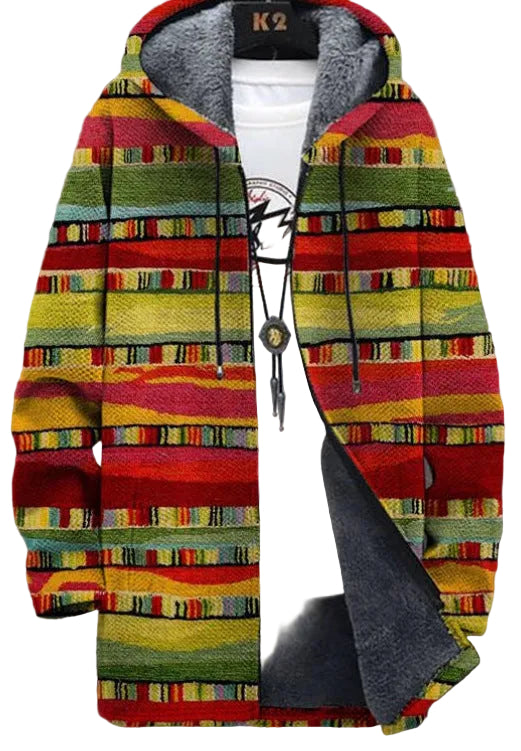 Chaleco Color Bloque Retro para Hombres
