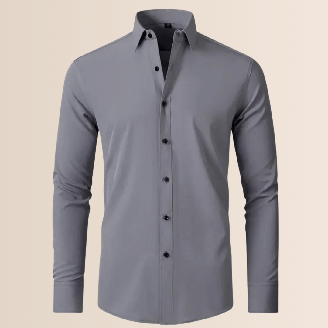 Camisa de vestir elástica para hombre