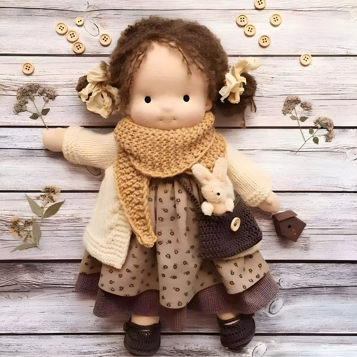 Muñeca Abrazable Waldorf Hecha a Mano
