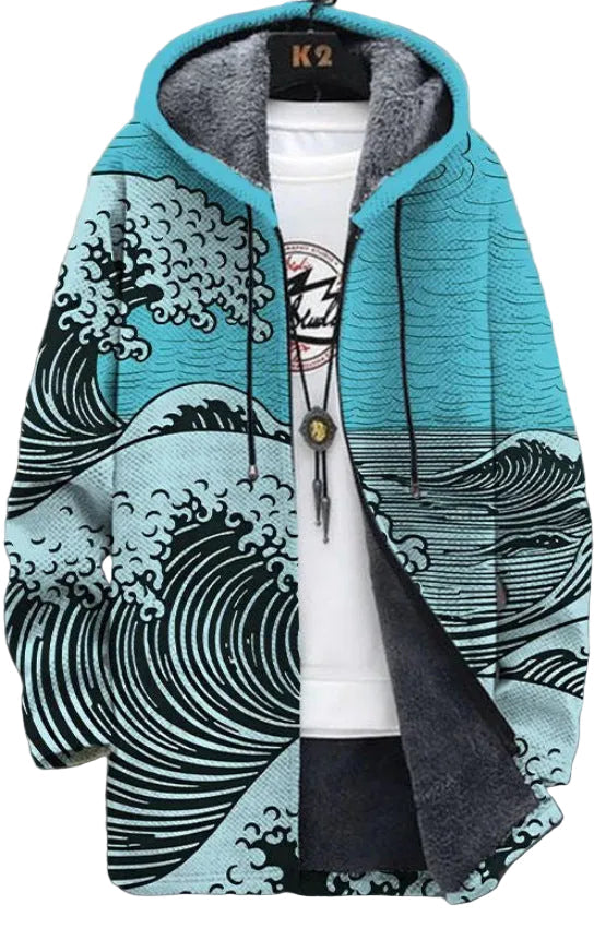 Chaleco Color Bloque Retro para Hombres