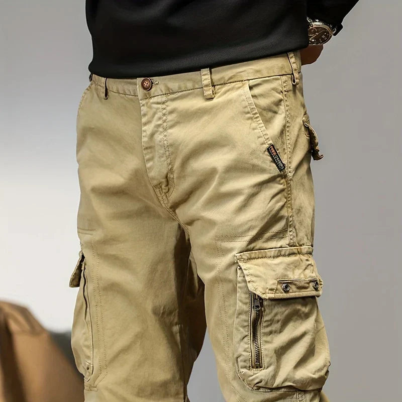 Pantalones de chándal tipo cargo elegantes para hombre