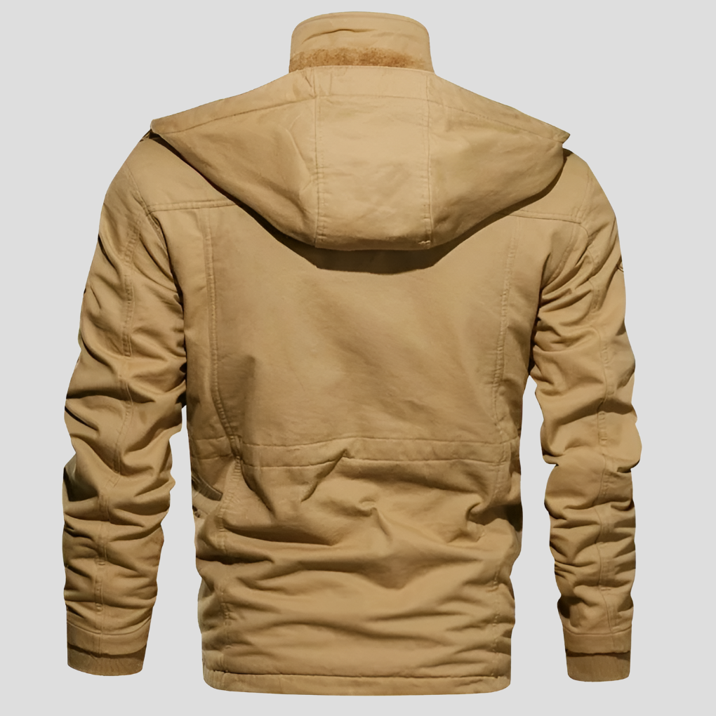 Chaqueta Robusta para Hombres Resistente al Viento y Cálida