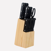 Juego de cuchillos de cocina de acero inoxidable al carbono alto de 14 piezas