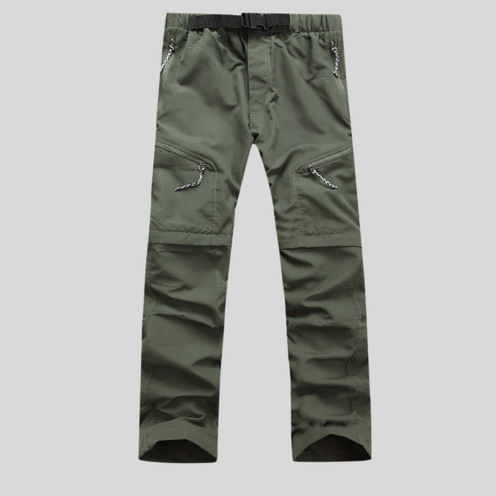 Pantalones de Senderismo 2 en 1 para Hombre – Estilo Rugoso con Función Convertible