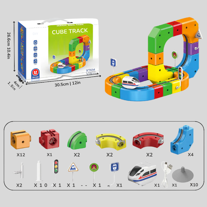 Conjunto de Construcción de Tren Mecánico 3D