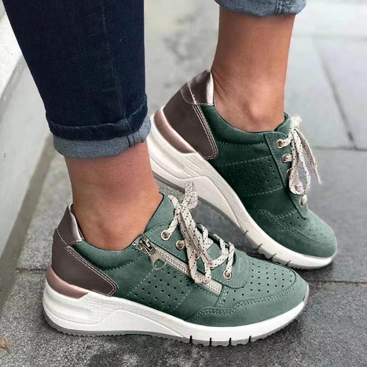 Zapatillas de mujer con suela gruesa a la última