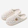 Cálidas zapatillas de felpa para mujer