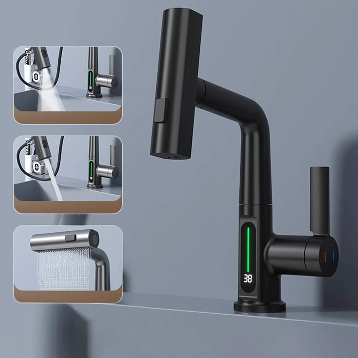 Grifo LED Flexible para Cocina y Baño