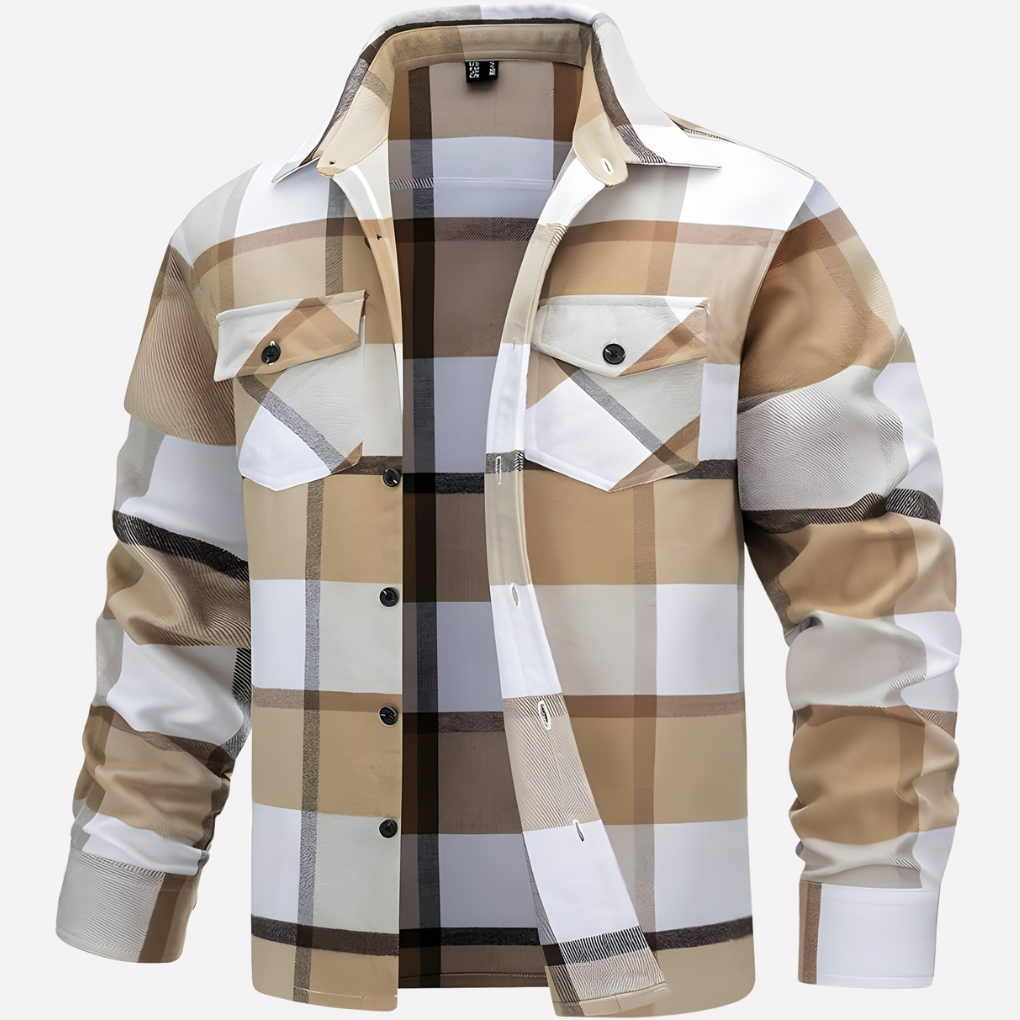 Camisa de Flanela a Cuadros para Hombres