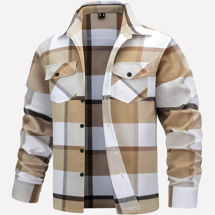 Camisa de Flanela a Cuadros para Hombres