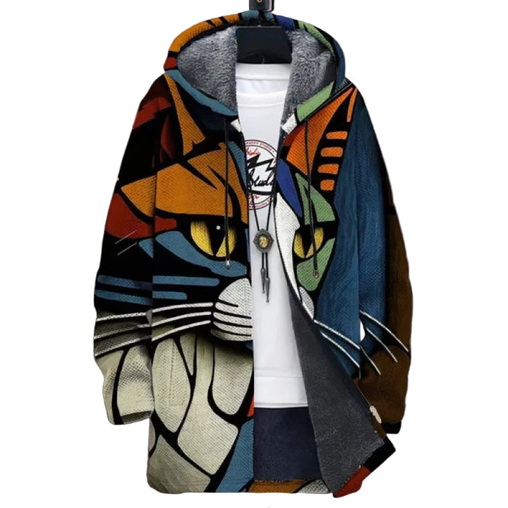 Chaleco Color Bloque Retro para Hombres