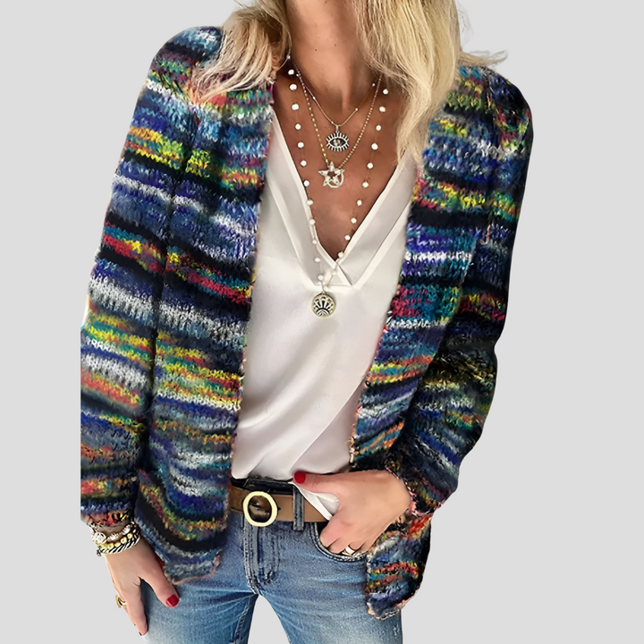 Cardigan de Lana Colorido