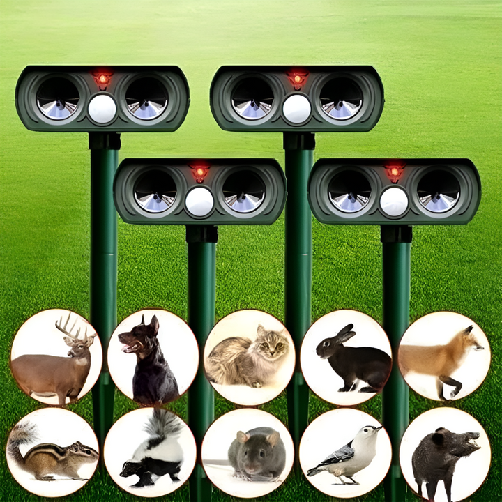 Repelente de Plagas Animales Solar Infrarrojo
