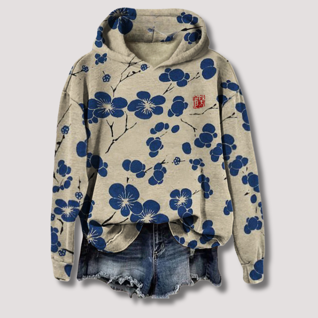 Suéter Ligero con Estampado Floral para Mujeres