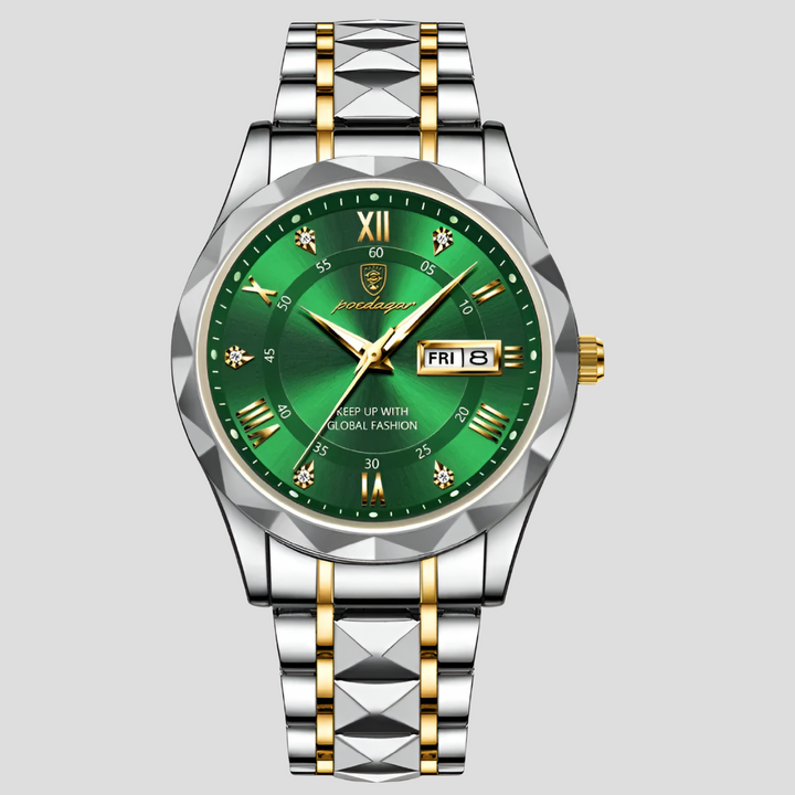 Reloj de Acero Inoxidable de Lujo para Hombres para Ropa de Negocios Diaria