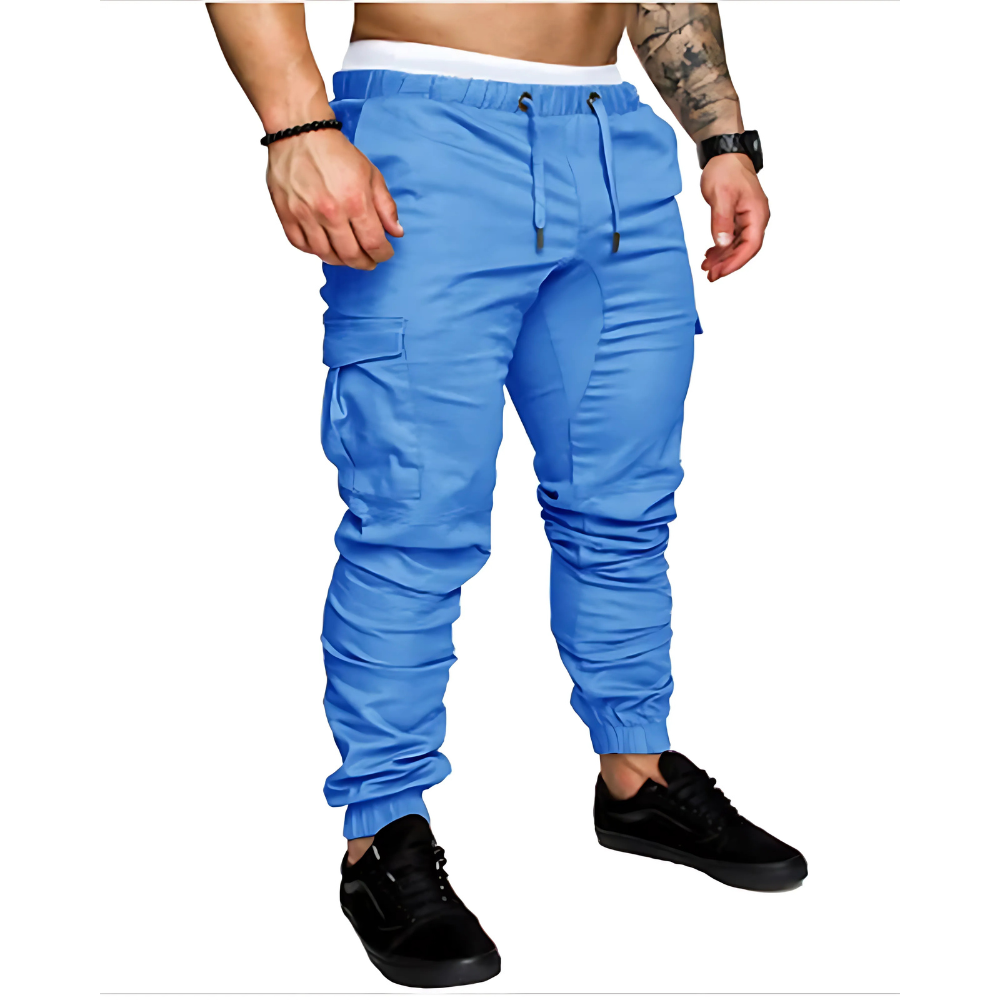 Pantalones Joggers Cargo Multi-Bolsillos Resistentes para Hombres