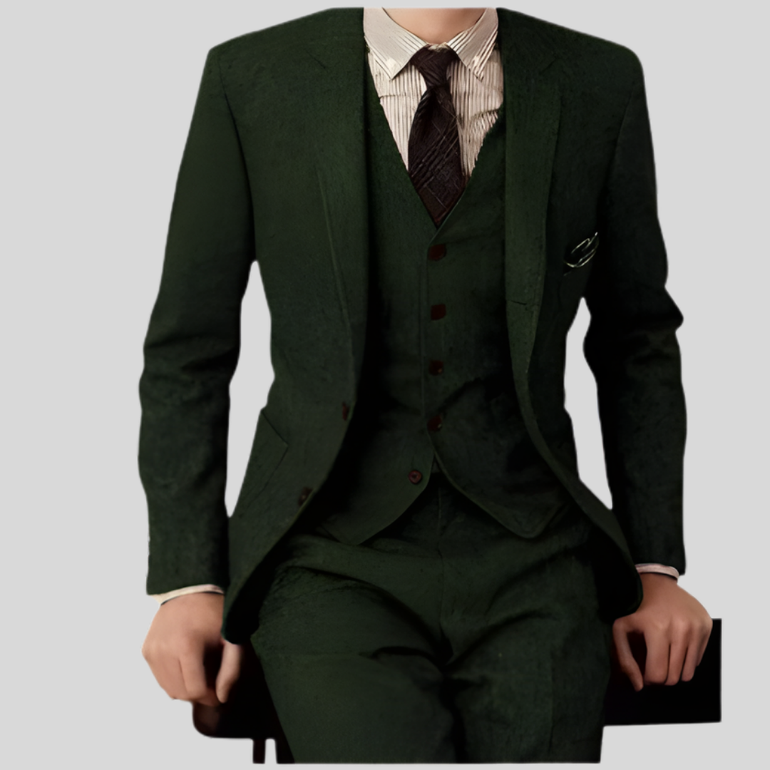 Pantalones Slim-Fit del Traje de Tres Piezas para Hombres