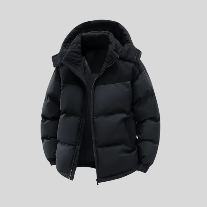 Chaqueta de Invierno Aislada para Hombres con Capucha