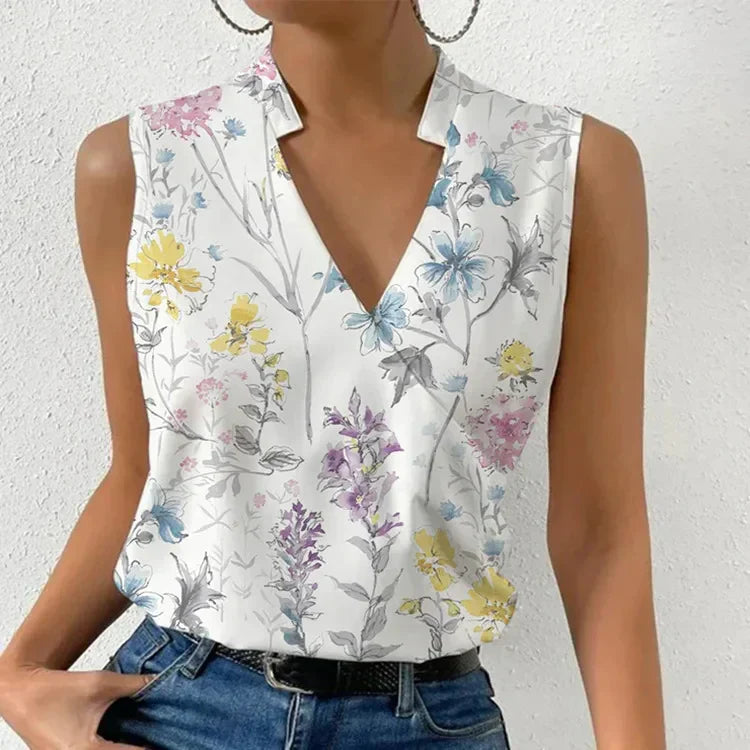 Top Chic Sin Mangas para Mujeres